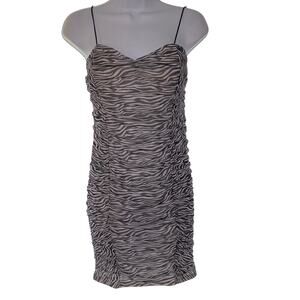 Forever 21 Size M - Black/White Zebra Mini Dress